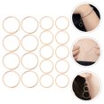 thumbnail image 3 of EeaseCA 40 Pcs Breloques Rondes en Forme de Cercle, Breloques Creuses, Pendentifs pour Fabrication de Bijoux, 3 of 8