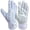 White-Grey, variant on Stealth Football Receiver Gloves White - Battle College Lineman Football Receiver Gloves Be a Villain Not a Joker Adult Men Youth Boys Small to XXL Sizes