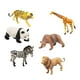 thumbnail image 2 of 6x figuras de animales, juego de animales de la selva, figuras de animales del zoológico, modelo de animales para suministros de fiesta de, 2 of 8