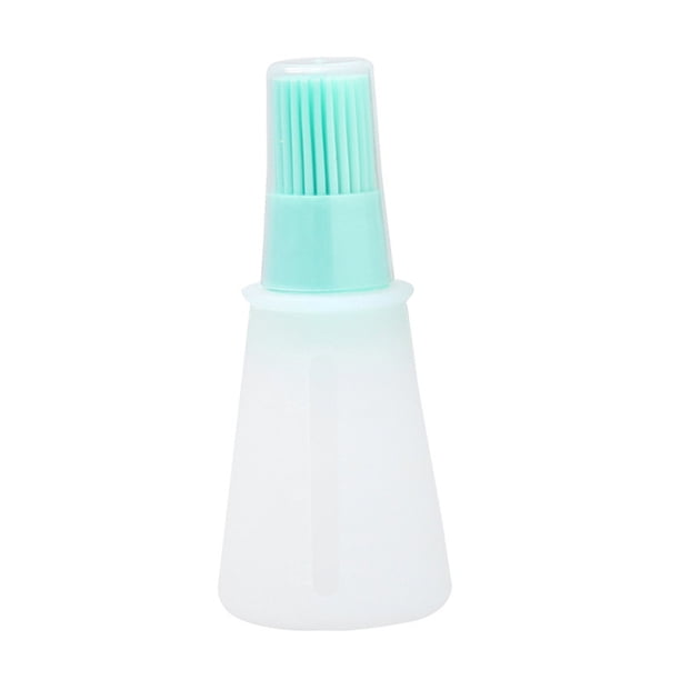 Cepillo Silicona para Aceite,Dispensador Aceite,Botella con Cepillo para Barbacoa,Cepillo para Untar Alta Temperatura,Herramientas Cocina para Barbacoa A
