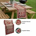 thumbnail image 5 of Valentine's Day Table Runner - 120 Inch Long, Kitchen Dining Table Runner Dresser Scarves, Love Heart Romantic Roses Gnomes Wooden Farmhouse Decor for Coffee Tables Wedding Party Banquet, 5 of 8