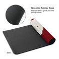 thumbnail image 6 of ZNDUO Large Rubber Mouse Pad Non-slip Desk Mat Red Vintage Oriental Flower Rubber Desk Pad Mousepad Keyboard Pad for Home Office, 15.8" x 29.5", 6 of 9
