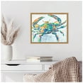 thumbnail image 2 of Amanti Art Rainbow Crab II Framed Canvas Wall Art Print, 2 of 7