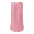 thumbnail image 5 of Women's Tops Tees Blouses Lace Neckline Loose Summer Sleeveless Basic Shirts Tank Tops for Women, 5 of 5