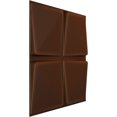 thumbnail image 2 of Ekena Millwork 19 5/8"W x 19 5/8"H Edinburgh EnduraWall Decorative 3D Wall Panel, Universal Aged Metallic Rust (Covers 2.67 Sq. Ft.), 2 of 6