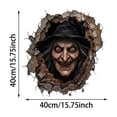thumbnail image 2 of Halloween Break-in 3D Wall Decals, Halloween Broken 3D Wall Decals, 2 of 6