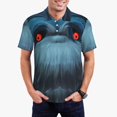 thumbnail image 2 of Lsque Pikmin Pattern Golf Shirts for Men Dry Fit Print Moisture Wicking Performance Short Sleeve Polo Shirt-X-Large, 2 of 7
