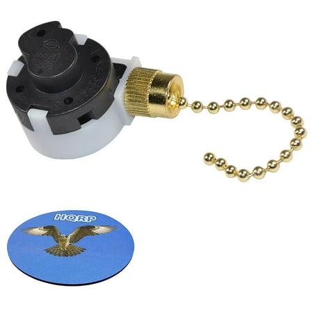 HQRP Ceiling Fan and Light Pull Chain 3-Speed 4-Wire ...