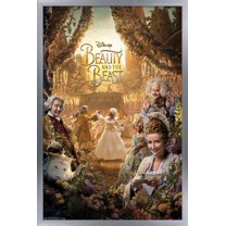 Disney Beauty And The Beast - Triptych 3 Wall Poster, 14.725" x 22.375", Framed