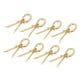 thumbnail image 5 of 8 Set 2cm Ring Pulls Antique Brass Cupboard Cabinet Drawer Rings Pulls Knob Vintage Furniture Hardware, 5 of 5