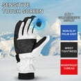 thumbnail image 5 of SDNall Women's Ski Gloves Thermal Lined, Waterproof Windproof Snow Gloves with Grip for Skiing Riding & Outdoor Sports, 5 of 7