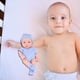 thumbnail image 5 of 7.48 Pulgadas de Bebé de Vinilo Nuevo Nacido Bebé de Goma Blanda con Conjunto de Ropa Incluyendo Chupete Aspecto Realista de Muñeca Parece Real 19CM Bebé de Sueño de Cuerpo Completo de Goma Blanda de, 5 of 7