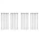 thumbnail image 1 of 20 Unids Reutilizables Swizzle Sticks de Café Bebidas Stir Sticks Cóctel de Acero Inoxidable Swizzle Sticks Silver Straight Rod Blender, 1 of 5