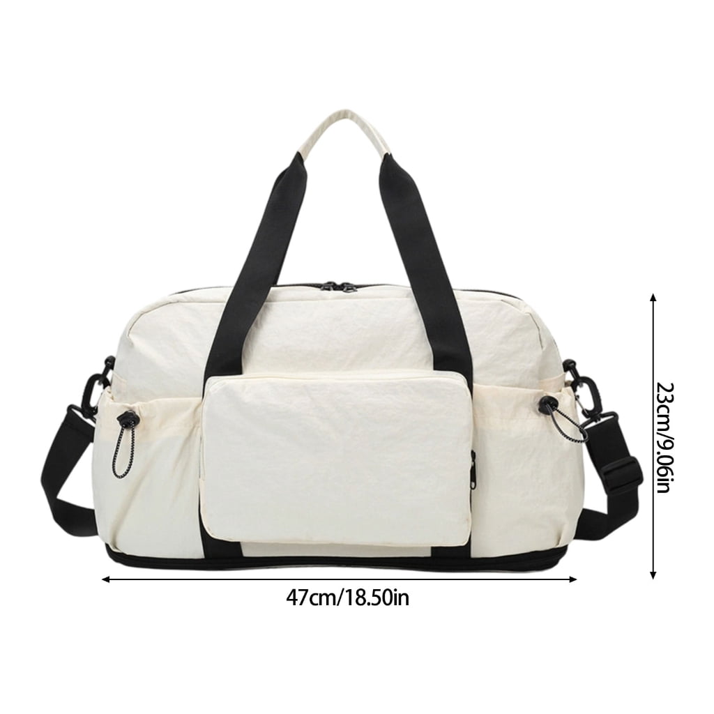 Portable Expandable Travel Duffle Bag With Wet and Dry Compartment Design Lightweight For Gym Enthusiasts And Vacationers