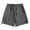 (Casual 214)Dark Gray, variant on Mens Big & Tall Shorts Summer Breeches Fashion Casual Solid-color Elastic Waist Outdoor Sports Pocket Beach Short Pants Plus Size