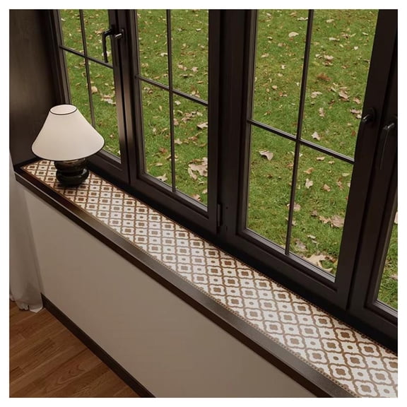 Leather Window Sill Protector, Narrow Window Sill Mat,Household Windowsill Cover Decorative Pad for Window Sill & Bay Windows