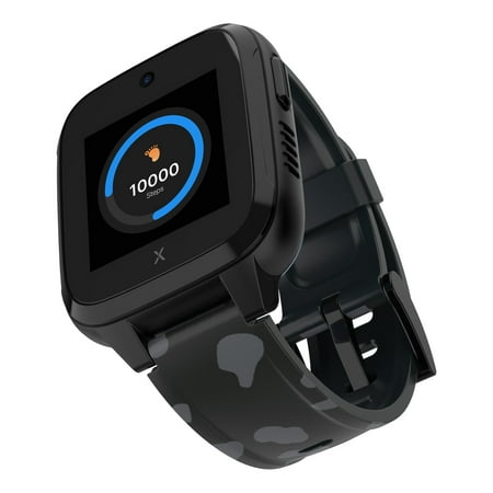 Xplora - Kids’ XGO3 Jungle Edition (GPS + Cellular) Smart Watch Calls, Messages, SOS, GPS Tracker, Camera, Step Counter, SIM Card - Black