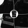thumbnail image 4 of TCCFCCT Mesh Security Vest for Men Women 9 Pockets High Visibility Reflective Safety Vest, Hi Vis Vest with Reinforced Sewing, Durable to Use, Meets ANSI/ISEA, (G100S-Black, 4XL), 4 of 6