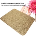 thumbnail image 2 of NFTIGB Shinning Sequins Nail Art Table Mat Cushion Pad Hand Rest Pillow Manicure Tool Soft Support Holder for Salon Home Gold 11.41 inches / 29.0 cm, 2 of 5