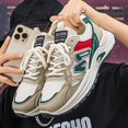 thumbnail image 5 of Men's Color Block Breathable Mesh Retro Running Shoes Lightweight Cushioned Casual Walking Sneakers, 5 of 5