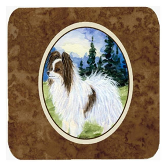 Papillon Foam Coasters, Set - 4