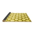 thumbnail image 2 of Ahgly Company Indoor Square Trellis Yellow Contemporary Area Rugs, 8' Square, 2 of 4