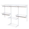thumbnail image 1 of Costway Wall Mounted Adjustable Closet Organizer Custom Metal Closet, 1 of 4