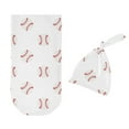 thumbnail image 2 of Baseball Sports Baby Cocoon and Beanie Hat Set by Sweet Jojo Designs, 2 of 6
