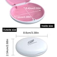 thumbnail image 2 of ARGOMAX Aligner Case, Retainer Case, Braces Box, 1 Piece Orthodontic Box (White + Rose Red Silicone)., 2 of 7
