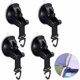 thumbnail image 1 of Anclaje de ventosa, 4 ganchos de fijación con ventosa para toldo, Anclaje de ventosa multiusos, Accesorios de camping, Gancho de ventosa para lona de camping, Toldo, Portaequipajes,, 1 of 5