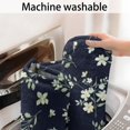 thumbnail image 5 of Pioneer Flower Floral Print Pattern Bathroom Rugs Mat, Non Slip Microfiber Bathroom Rug with Rubber Backing, Soft Mats for Bathroom Floor Tub Shower, 17"x30", 5 of 5