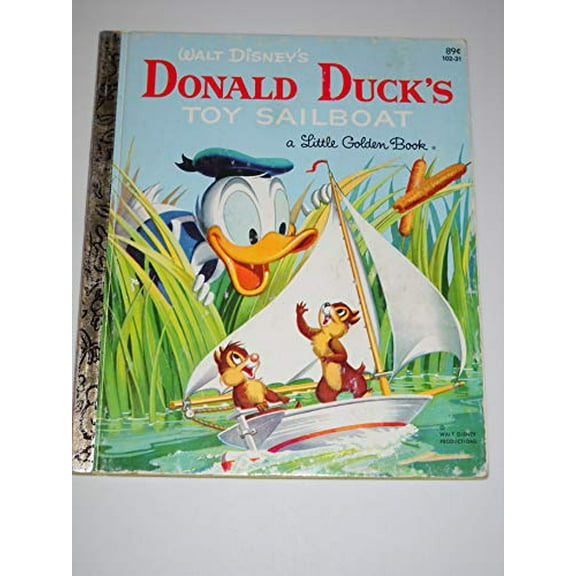 Walt Disney's Donald Duck's toy sailboat (A Little golden book)