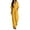 Yellow, variant on XFeng Linen Blend Wide Leg Jumpsuit for Women, V Neck High Waist One Piece Outfit for Casual Summer Wear