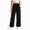 W108-Black, variant on NOLDARES Girls Wide Leg Sweatpants Waist, Baggy Kids Pants, Loose Joggers, Pockets, Soft, Fall, Winter(W108-Black)