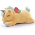 thumbnail image 1 of Lindo Unicornio de Peluche Suave con Alas de Arco Iris - Juguete Kawaii para Niños (30 CM/11,8 Pulgadas, Amarillo), 1 of 4
