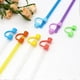 thumbnail image 4 of 50Pcs Straw Dust Covers Drinking Straw Caps Colorful Straw Caps Covers Silicone Straw Tips Covers, 4 of 4