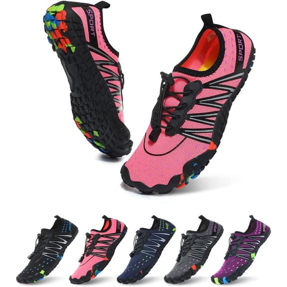 Water Shoes for Men Women Beach Barefoot Swim Rock Climbing Pool Shoes Socks, Anti-Slip Breathable Quick Dry Lightweight Slip-on, Outdoor Sport Hiking Walking Boating