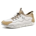 thumbnail image 5 of ZELAND Women's Big Size Genuine Leather Hiking Shoes - Casual Outdoor Top-Layer Cowhide Sport Sneakers, Autumn/Winter Comfort, 5 of 6