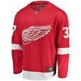 thumbnail image 2 of Men's Fanatics J.T. Compher Red Detroit Red Wings Home Breakaway Jersey, 2 of 3