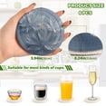 thumbnail image 3 of 6 Pcs Drink Coasters with Holder 3.94in Woven Coasters for Drinks Glass Mapleleaves Coaster Set for Protection Table, 3 of 7