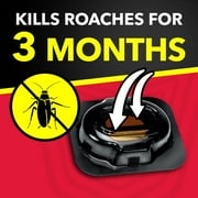 Raid Double Control Roach Bait, Kills Cockroaches and Bugs, 8 Large Bait Stations