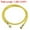 Yellow, variant on Uxcell 3.94ft 1/4 SAE Thread 600PSI Refrigeration Charging Hose Tube Rubber Yellow