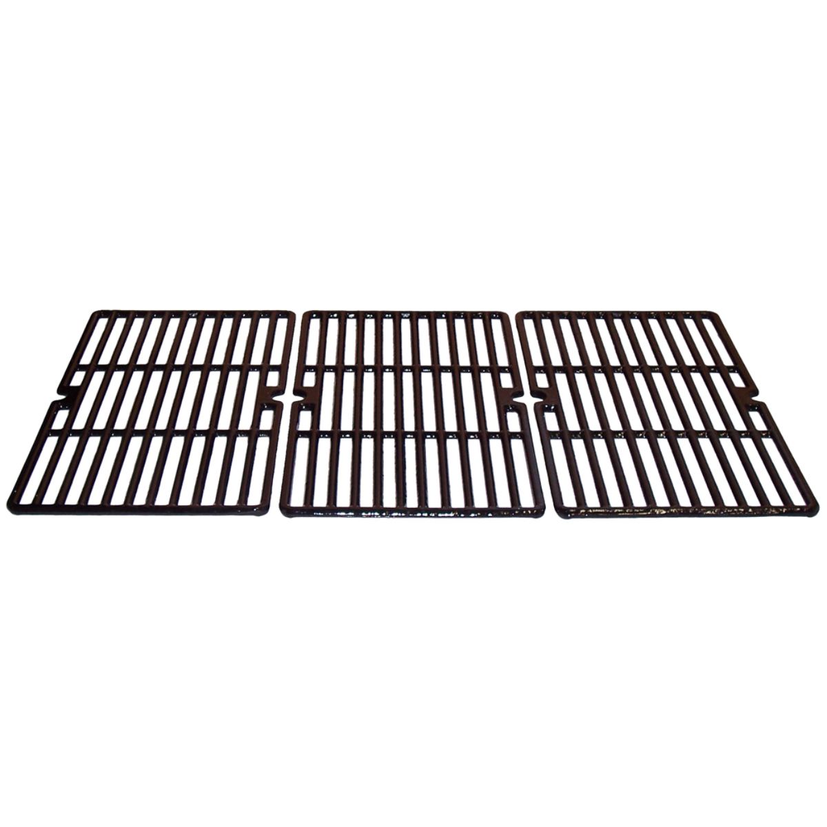 3pc Gloss Cast Iron Cooking Grid for Charbroil and Kenmore Gas Grills