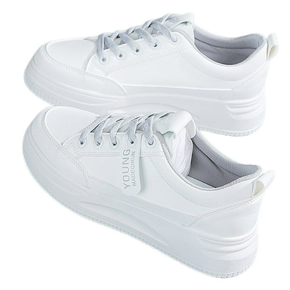 Casual Shoes for Women Shoes Fashion On Platform Sneakers Comfortable Lace Up Flat Shoes For Walking Running Daily Wear