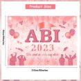 thumbnail image 6 of Abi 2023 Decorations 83*59inches Abi 2023 Backdrop Banner Rose Gold Graduation Decorations for Graduation We Are So Proud of You Party Exam Passed Party 2023 High School Graduation Decorations, 6 of 6