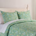 thumbnail image 2 of Samara Green Paisley Full/Queen 3 Piece Quilt Set, 2 of 5