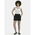 thumbnail image 3 of No Boundaries Soft Fleece Shorts, 1 or 2-Pack, Women’s, 3 of 7