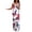 White A, variant on 4Th of July Rompers for Women Casual Sleeveless Wide Leg Jumpsuits Plus Size Fashion Summer Overalls with Pockets
