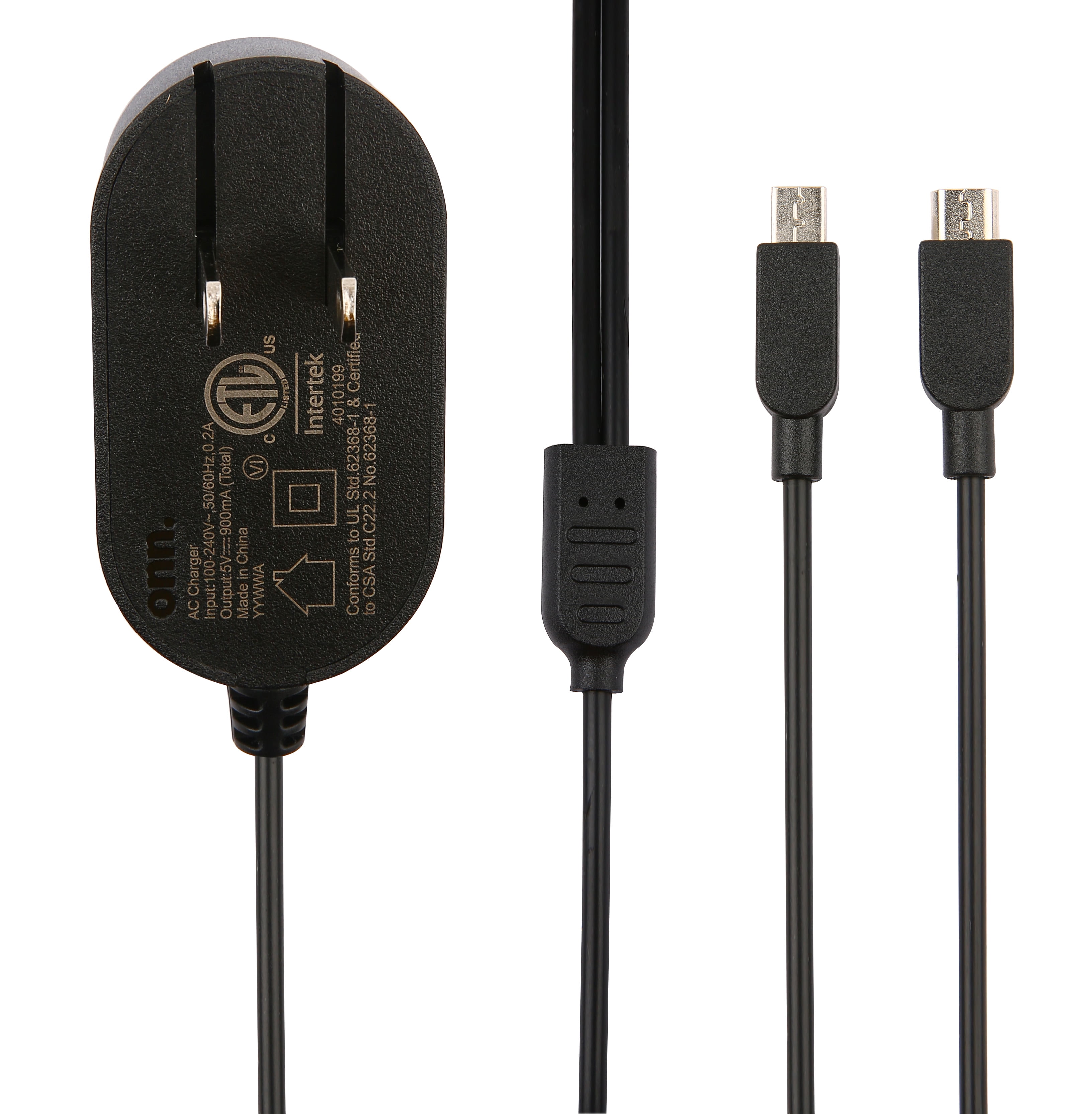 Onn 2.0 Wall Charger 5ft
