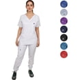 thumbnail image 1 of Uniforme Medico Nanofort Pijama Quirurjica Mujer Jumper Conjunto G Blanco, 1 of 5